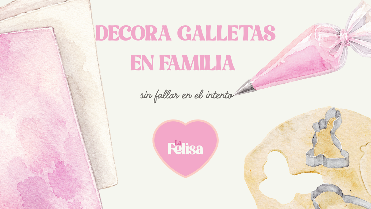 Guía para decorar galletas en familia