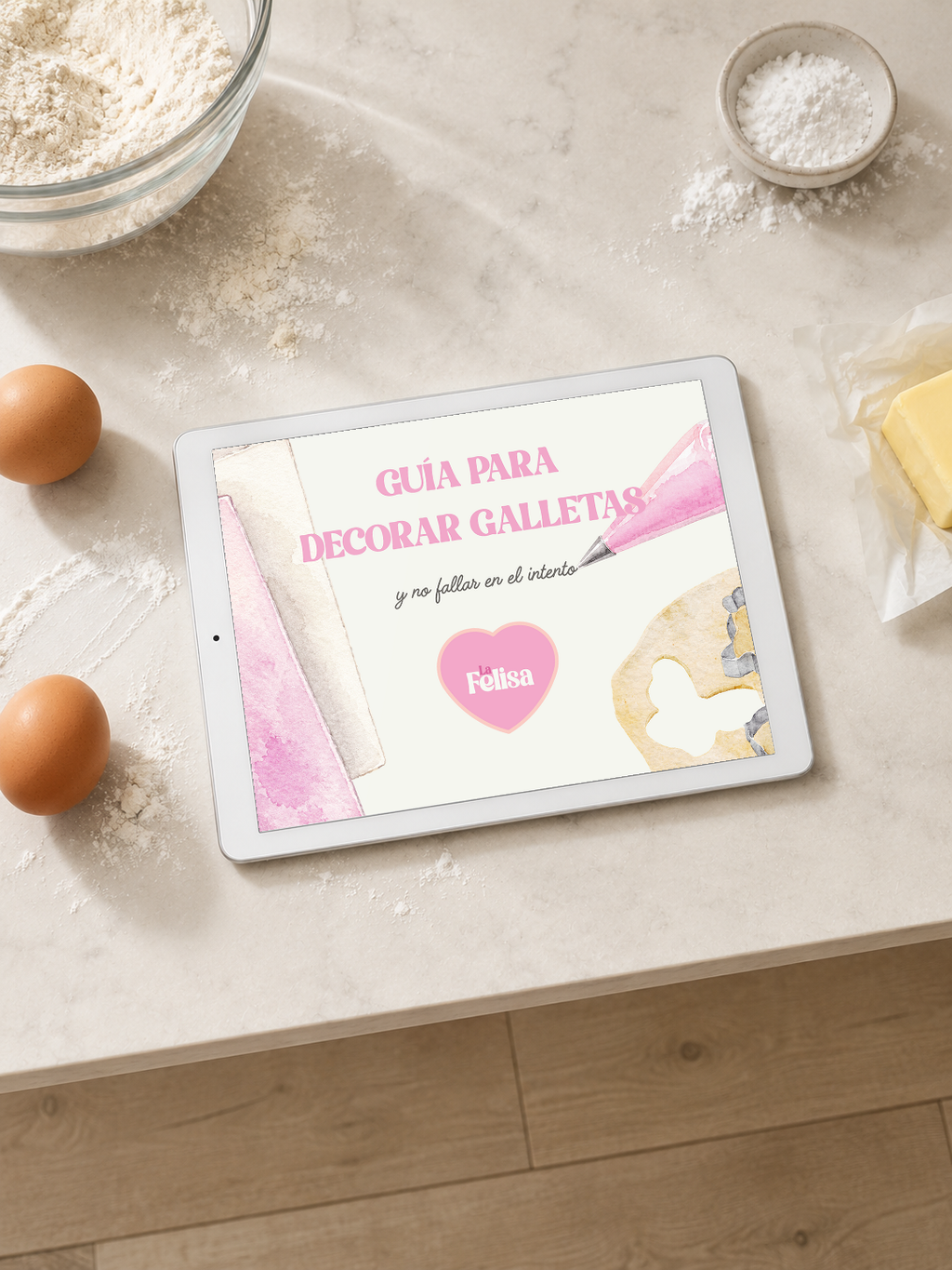 Guía digital para decorar galletas con amigas